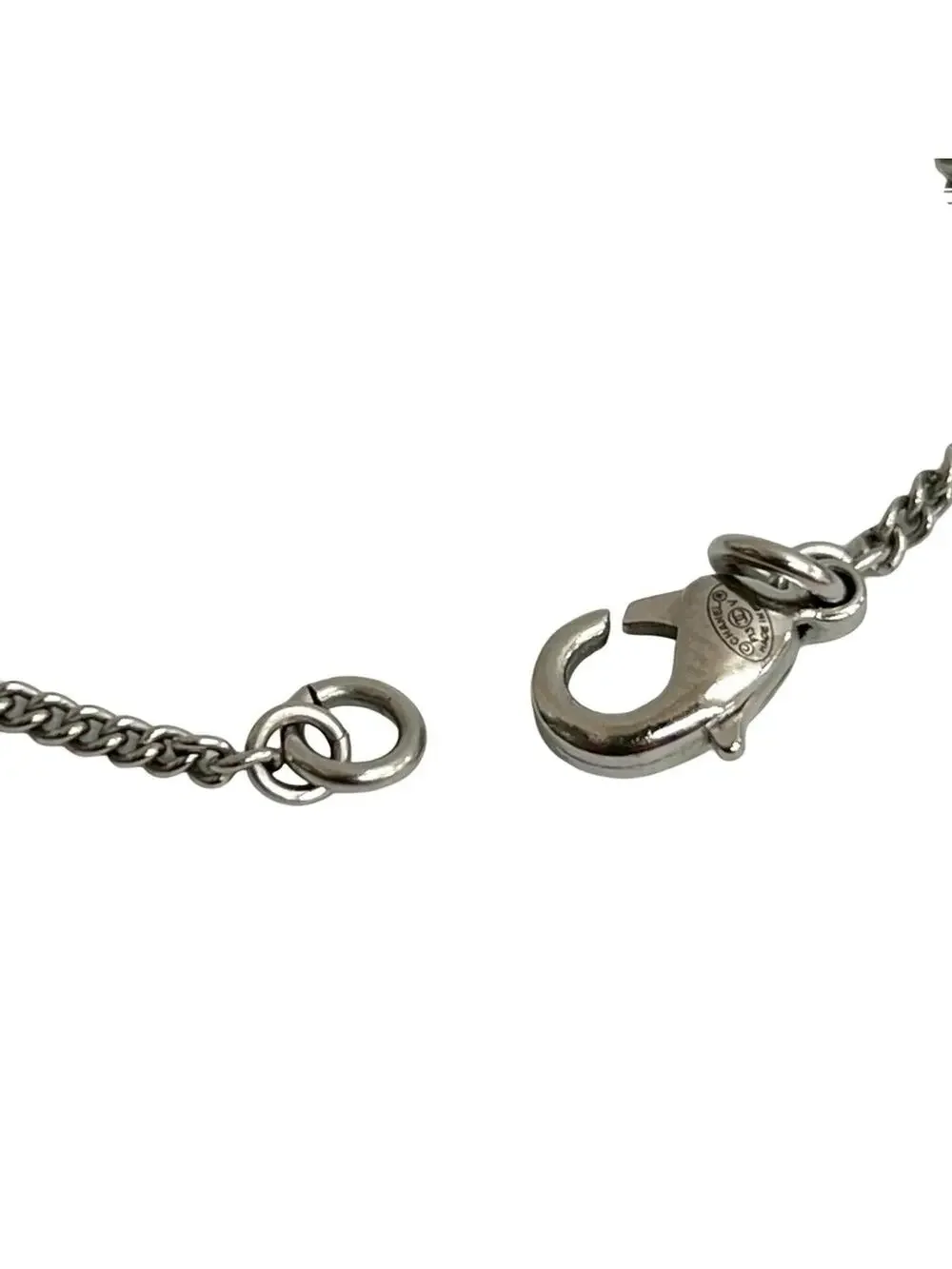 Chanel Cc Logo Chain Pendant Necklace #209707C11B